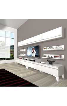 Decoraktiv Ekoflex 360y Mdf Silver Tv Ünitesi Tv Sehpası Beyaz Decoraktiv Ekoflex 360y Mdf Silver Tv Ünitesi Tv Sehpası Beyaz