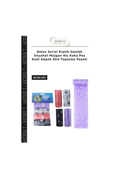 Delux Serisi Pratik Günlük Seyahat Mujgan 4lu Kaka Poş Kedi Köpek Atık Toplama Poşeti Delux Serisi Pratik Günlük Seyahat Mujgan 4lu Kaka Poş Kedi Köpek Atık Toplama Poşeti