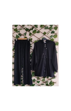 Çınar Boutique Hırkalı Alt Üst Takım Siyah Siyah Çınar Boutique Hırkalı Alt Üst Takım Siyah Siyah