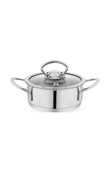 Schafer Micro Mini Basık Çelik Tencere 12 Cm-2 Parça Schafer Micro Mini Basık Çelik Tencere 12 Cm-2 Parça