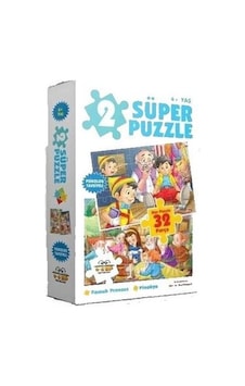 2 Süper Puzzle / Pamuk Prenses - Pinokyo (Kutulu) 32 Parça 2 Süper Puzzle / Pamuk Prenses - Pinokyo (Kutulu) 32 Parça