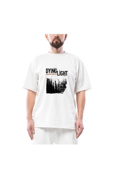 Dying Light Oversize Beyaz Tişört Dying Light Oversize Beyaz Tişört