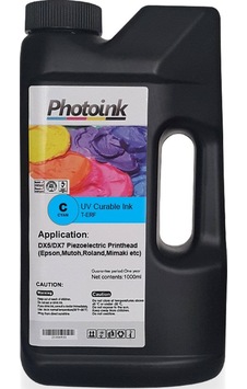 Dx5 ve Dx7/5113 Kafalar için 1000 ML Mavi Cyan Uv Mürekkep (Sert Dx5 ve Dx7/5113 Kafalar için 1000 ML Mavi Cyan Uv Mürekkep (Sert