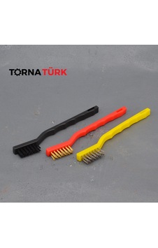 Zımpara Temizlik Fırça Seti Fırça & Yüzey İşleme Metalik