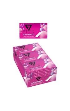 Şekersiz 7'li Tuttı Fruttı Aromalı Sakız 14,5gr 24 Adet Şekersiz 7'li Tuttı Fruttı Aromalı Sakız 14,5gr 24 Adet