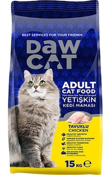 Dawcat Tavuklu Yetişkin Kedi Maması 15 KG Dawcat Tavuklu Yetişkin Kedi Maması 15 KG