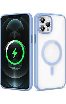 Apple Uyumlu iPhone 13 Pro Max Kılıf M-safe Wireless Şarj Özellikli Silikon Zore Ege Kapak Açık Mavi Apple Uyumlu iPhone 13 Pro Max Kılıf M-safe Wireless Şarj Özellikli Silikon Zore Ege Kapak Açık Mavi