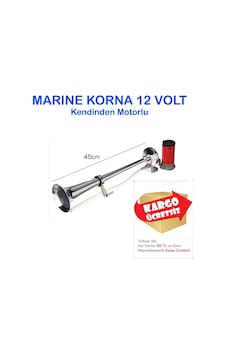 Gemi-Tır Kornası Marine Korna 12Volt Nikelaj Gemi-Tır Kornası Marine Korna 12Volt Nikelaj