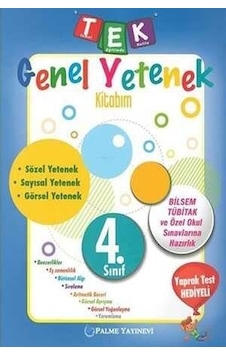 Palme Yayınevi 4.Sınıf Genel Yetenek Kitabım Palme Yayınevi 4.Sınıf Genel Yetenek Kitabım