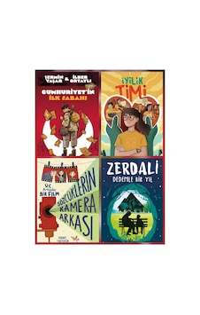 Cumhuriyetin İlk Sabahı & İyilik Timi & Sözcüklerin Kamera Arkası & Zerdali 4'lü Set Cumhuriyetin İlk Sabahı & İyilik Timi & Sözcüklerin Kamera Arkası & Zerdali 4'lü Set