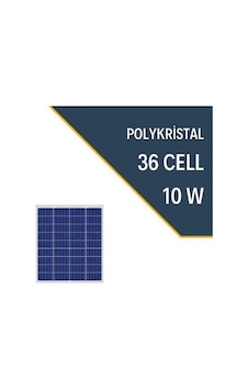 Lexron 10W Lexron Polikristal Güneş Paneli Lexron 10W Lexron Polikristal Güneş Paneli