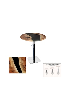 Üçüz Masa Ayarlanabilir 70 Cm Yuvarlak - Werzalit, Wermodin Ve Allzalit Tabla - Epoxy Çok Renkli Üçüz Masa Ayarlanabilir 70 Cm Yuvarlak - Werzalit, Wermodin Ve Allzalit Tabla - Epoxy Çok Renkli