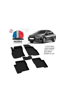 Fiat Linea 4d Araca Özel Havuzlu Kauçuk Paspas 2007-2018