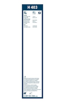 Silecek Süpürgesi - Fiat Scudo - Bosch-3397011592 Silecek Süpürgesi - Fiat Scudo - Bosch-3397011592