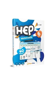 6. Sınıf Haftalık Hep Matematik 40 Deneme Hiperzeka Yayınları 6. Sınıf Haftalık Hep Matematik 40 Deneme Hiperzeka Yayınları