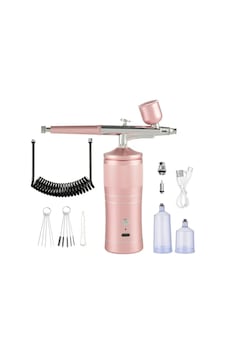 Şarjlı Airbrush Boya Tabancası Seti Kompresörlü Tırnak Sanatı, Hobi Boyama, Pasta Süs, Nemlendirici Pembe - 832254564 Şarjlı Airbrush Boya Tabancası Seti Kompresörlü Tırnak Sanatı, Hobi Boyama, Pasta Süs, Nemlendirici Pembe - 832254564