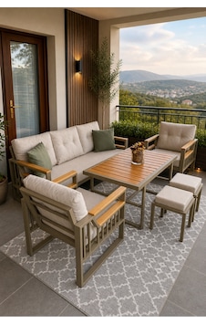 Rovena Esinti Balkon Takımı, Cappuccino Bahçe Takımı 5+1 Masa 70x110 3lü Koltuk 70x180 Tekli Koltuk 70x70 Cappuccino, Rovena Esinti Balkon Takımı, Cappuccino Bahçe Takımı 5+1 Masa 70x110 3lü Koltuk 70x180 Tekli Koltuk 70x70 Cappuccino,