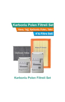 Citroen C3 1.4 E-hdı Euro5 Dizel Filtre Bakım Seti 2011-2015 Hava+yağ+yakıt+karbonlu Polen - Citroen C3 1.4 E-hdı Euro5 Dizel Filtre Bakım Seti 2011-2015 Hava+yağ+yakıt+karbonlu Polen -