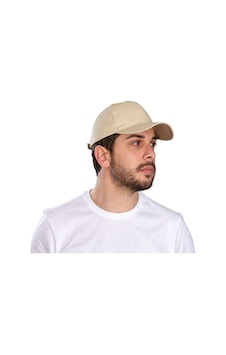 Eleven Markets Düzrenk Gri Gabardin Spor Şapka Spor Cap Bej