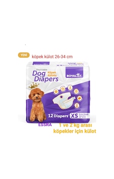 Tüm Irklarda 1 İla 2 Kg Arası Köpekler İçin Kullanıma Uygun Köpek Külotu