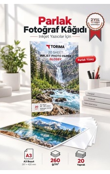 Premium Fotoğraf Kağıdı A3 Glossy 260 Gr 30x42 20 Sayfa Parlak Renkli Kağıt Ofis Gereci Premium Fotoğraf Kağıdı A3 Glossy 260 Gr 30x42 20 Sayfa Parlak Renkli Kağıt Ofis Gereci