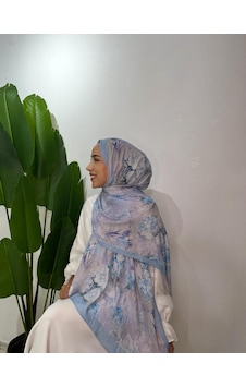 Nurbag Store Tesettür Şal Bambu Crash Soft Pamuk Şal mavi Nurbag Store Tesettür Şal Bambu Crash Soft Pamuk Şal mavi