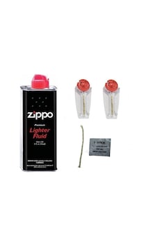 Zippo Benzin 125 Ml Zippo 2 Adet Taşı Zippo Fitil Zippo Benzin 125 Ml Zippo 2 Adet Taşı Zippo Fitil
