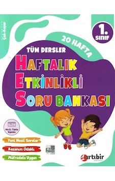 Artıbir Yayınları 1.Sınıf Haftalık Etkinlikli Soru Bankası Artıbir Yayınları 1.Sınıf Haftalık Etkinlikli Soru Bankası