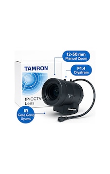 Tamron 5mp 2-50mm F1.4 Auto Iris Box Kamera Lensi 1/1.8'' Cs Mount Cctv Güvenlik Lensism118vg1250ır