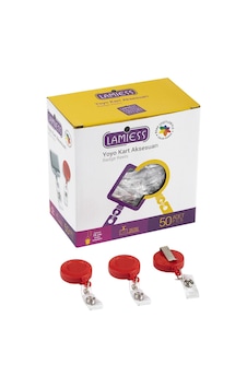 Lamiess Lms 351 Yuvarlak Yoyo Kırmızı 50'Li