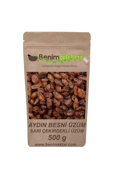 BenimAktar Çekirdekli Sarı Aydın Besni Üzüm 500 G BenimAktar Çekirdekli Sarı Aydın Besni Üzüm 500 G