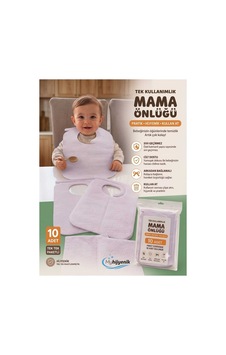 Bebek Mama Önlüğü Kullan At 20 Adet Lila Bebek Mama Önlüğü Kullan At 20 Adet Lila