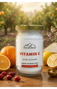 Nurbal Şifa Merkezi C Vitamini Toz 100 G Nurbal Şifa Merkezi C Vitamini Toz 100 G