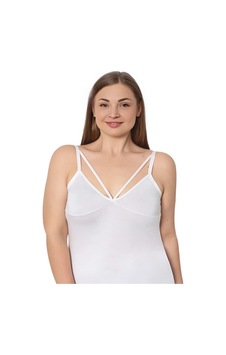 Lonca Tekstil Battal Beden İp Askılı Atlet Beyaz Lonca Tekstil Battal Beden İp Askılı Atlet Beyaz