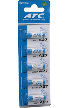 Atc Super Alkaline Battery A27 - 27a Lr27 Araç - Oto Kumanda Pili 12v 5li Kart 5545 Atc Super Alkaline Battery A27 - 27a Lr27 Araç - Oto Kumanda Pili 12v 5li Kart 5545