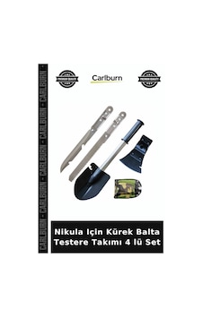 Nikula Için Kürek Balta Testere Takımı 4 Lü Set Avcılık Aleti Dağcılık Gereci Araç Gereç Çok Renkli Nikula Için Kürek Balta Testere Takımı 4 Lü Set Avcılık Aleti Dağcılık Gereci Araç Gereç Çok Renkli