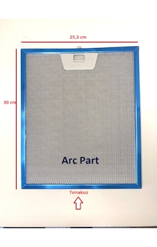 Franke Tek Mandal Alüminyum Filtre Tırnaksız 25,3 X 30 Cm Franke Tek Mandal Alüminyum Filtre Tırnaksız 25,3 X 30 Cm