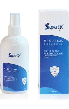 Superox Alkolsüz El Cilt ve Yara Çevresi Dezenfektanı 250 ML Superox Alkolsüz El Cilt ve Yara Çevresi Dezenfektanı 250 ML