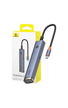 Baseus Ultrajoy Series 6-port Hub Aır Grey Sku: Mır8690010117472 Baseus Ultrajoy Series 6-port Hub Aır Grey Sku: Mır8690010117472