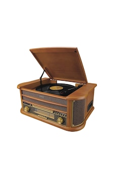 Mikado Nostalgia Mn-p325 Dönence Pikap Ahşap 2x5w Stereo Spk Mp3 Çalar Usb-radyo-cd-kaset -bt Müzik