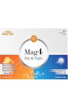 New Life Mag4 Day Night 30 + 30 Tablet New Life Mag4 Day Night 30 + 30 Tablet
