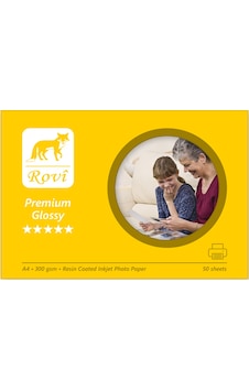 Rovi Premium Parlak Fotoğraf Kağıdı 300Gsm 50Yp A4 Rovi Premium Parlak Fotoğraf Kağıdı 300Gsm 50Yp A4