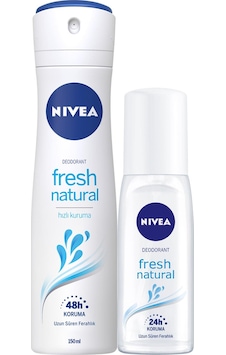 Nivea Pump Kadın Sprey Fresh Deodorant 75 ML + Nivea Kadın Sprey Deodorant 150 ML