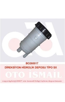 Bırlık 0017 Direksiyon Hidrolik Deposu Tempra-tıpo-slx 2600179 7173437 Bırlık 0017 Direksiyon Hidrolik Deposu Tempra-tıpo-slx 2600179 7173437
