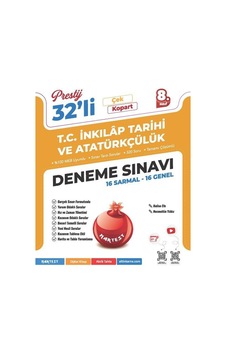 8. Sınıf Prestij T.c. İnkılap Tarihi Ve Atatürkçülük 32 Deneme Sınavı 8. Sınıf Prestij T.c. İnkılap Tarihi Ve Atatürkçülük 32 Deneme Sınavı