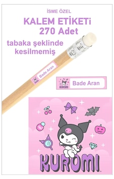 Öğrenci Etiketi Isimli Kuromi Okul Kalem Etiketi Kalem Sticker 4 Öğrenci Etiketi Isimli Kuromi Okul Kalem Etiketi Kalem Sticker 4