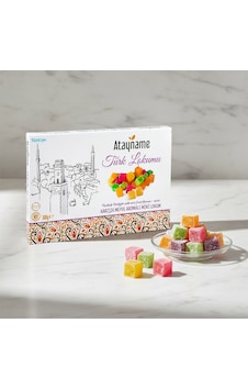 Atayname Karışık Meyve Aromalı Mini Lokum 300 G Atayname Karışık Meyve Aromalı Mini Lokum 300 G