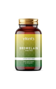 Vitanil's Nutrition Bromelain 2400 Gdu Takviye Edici Gıda 60 Kapsül