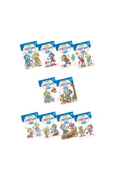 Sevimli Robotlar Boyoma Kitabı Çıkartmalı 10 Set - Rxlu-801535 Sevimli Robotlar Boyoma Kitabı Çıkartmalı 10 Set - Rxlu-801535
