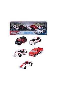 Majorette Toyota Racing 5 Parçalı Model Araba Hediye Seti Majorette Toyota Racing 5 Parçalı Model Araba Hediye Seti